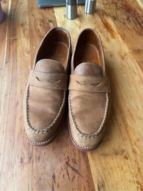 Allen Edmonds Addison Tan Leather Penny Loafers